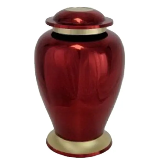 Sereniteit Rood Mooie Volwassen Crematie Urn Voor Menselijke As Goed Verkopen Groothandel Crematie Menselijke As Volwassen Metaal
