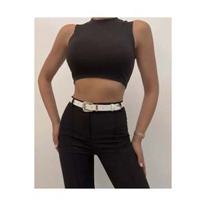 Bridge <b>Buckle</b> End Set Women's Trouser <b>Belt</b>, Jacket <b>Belt</b>, Dress <b>Belt</b>, Shirt <b>Belt</b> - White - Product Image 2