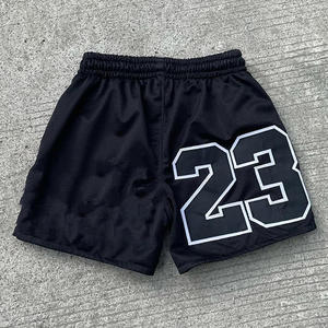 Short d'été en maille cargo avec logo personnalisé OEM Short respirant à séchage rapide pour hommes - Product Image 1