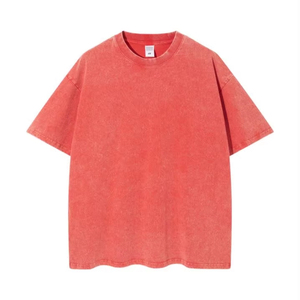 Vêtements personnalisés T-shirt vintage surdimensionné pour homme Lavé avec impression de logo T-shirt délavé à l'acide T-shirt surdimensionné pour homme Streetwear décontracté - Product Image 4