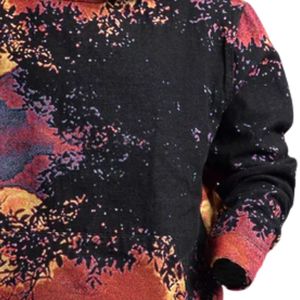 Sweat à capuche imprimé intégral pour homme, en molleton de coton lourd, sweat à capuche décontracté, streetwear, vêtements d'hiver - Product Image 5