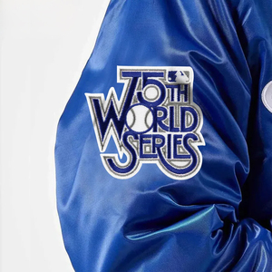 Veste bomber en satin personnalisée de haute qualité, polyester, hiver, hommes et femmes, veste de baseball en satin, veste universitaire pour hommes - Product Image 4