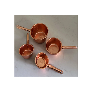 Cucharas medidoras de cobre modernas, utensilios de cocina, superventas, venta al por mayor, medición de granos de café de cobre - Product Image 2