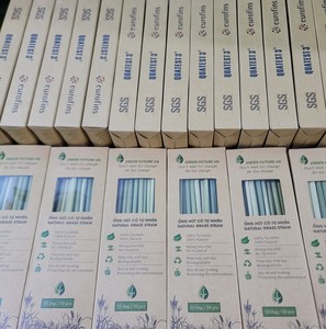 Venta directa de fábrica de Vietnam 100% pajitas de hierba de bambú natural para accesorios de bar - Product Image 5