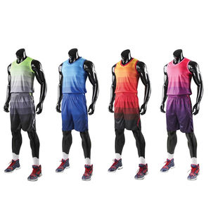 Uniformes de basket-ball de nom d'équipe personnalisés 100% polyester uniformes de sport pour hommes de haute qualité prix bon marché - Product Image 2