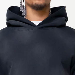 Ligero secado rápido transpirable sólido invierno sol se desvaneció sudaderas con capucha ropa informal precio bajo básicos 100% algodón polar - Product Image 5