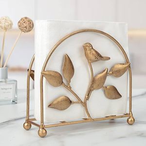 Tendance Design porte-serviettes fer métal noir support de mouchoirs pour la maison salon bureau porte-mouchoirs décoratifs - Product Image 6