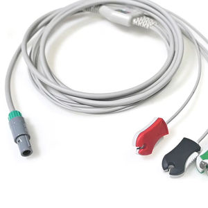 Compatibele Siemens Ct 5-Pins <span class=keywords><strong>Lemo</strong></span> Connector 4 Lead Eendelige <span class=keywords><strong>Ecg</strong></span> Kabel - Product Image 1