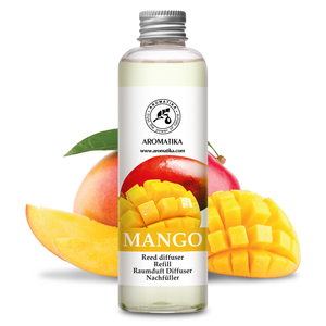 Aromatika Exotic Mango Aroma <b>Diffuser</b> Refill Liquid 200ml Long Lasting <b>Room</b> Fragrance Reed <b>Diffuser</b> Oil - Product Image 1