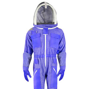 Costume d'apiculteur ventilé professionnel de couleur bronzage conception personnalisée services de traitement de vêtements de marque privée combinaison de travail pour - Product Image 5