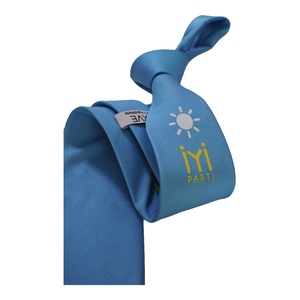 Exve esclusivo turchese con cravatta turca con Logo <span class=keywords><strong>IYI</strong></span> PARTI bianco e giallo - Product Image 2