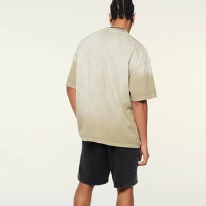 <b>Heavyweight</b> Washed Short Sleeve Tshirt Streetwear Clothing Oversized Blank Tshirt Stock Solid Hip Hop Designer <b>T</b>-<b>shirt</b> for <b>men</b> - Product Image 4
