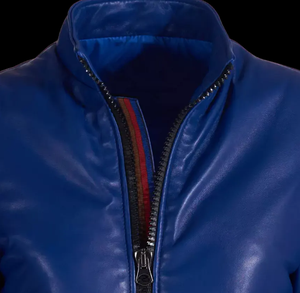 แจ็กเก็ตหนังสำหรับผู้หญิงเสื้อแจ็กเก็ตหนังสตรีทแวร์ - Product Image 5