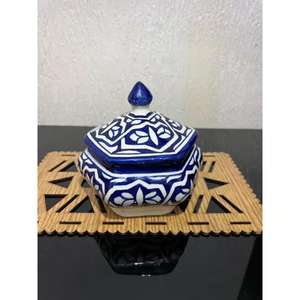 Tajín Marroquí Auténtico, Olla de Cerámica Hecha a Mano, Tajín Tradicional para Horno y Estufa, Resistente al Calor, Ecológico para Cocinas - Product Image 1