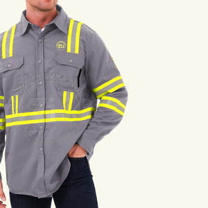 Chemises de soudage FR pour hommes - Imperméables, ignifuges, résistance à la chaleur 250-400°C, grande taille, logo personnalisé, fabriqué au Pakistan - Product Image 2