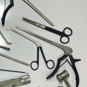 Kerrison Rongeurs Curetas Mallet Retractors Juego de instrumentos quirúrgicos para laminectomía Cirugía de columna 40 + Pcs Hospital manual - Product Image 4