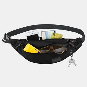 2026 Smart Travel Waist Bag High Quality Zipper Closure Waterproof Nylon Neoprene Barrel-shaped Customized Unisex Fashion - Product Image 4