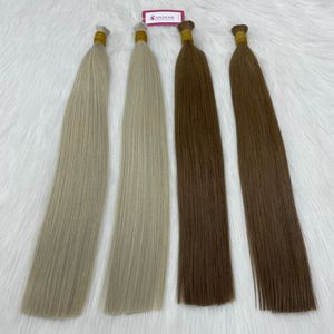 Alta calidad 100% Virgen vietnamita a granel sin trama Virgen sin procesar Cutícula completa alineada Super doble extensiones humanas dibujadas - Product Image 2