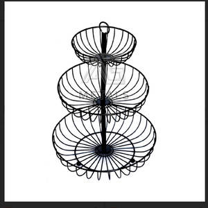 Panier à fruits à 3 niveaux, organisateur de cuisine, support de rangement pour fruits et légumes, pour usage domestique, panier à fruits à 3 niveaux - Product Image 1