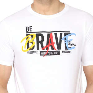 T-shirt imprimé 100% coton pour hommes de grande taille, décontracté, design surdimensionné avec logo personnalisé, tricoté respirant, qualité de première classe - Product Image 6