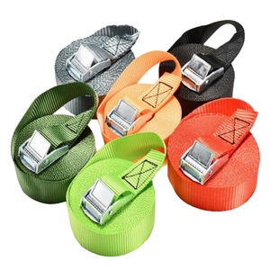 Sangles d'arrimage à cliquet en polyester de 25 mm (1 pouce) avec logo et couleur personnalisés, 4 m, 700 kg, pour camion, remorque, bagages - Product Image 5