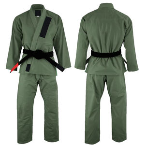 Uniforme de Karate y Jiu Jitsu Brasileño con Cinturón - 100% Algodón, Logotipo en la Parte Delantera - Product Image 3