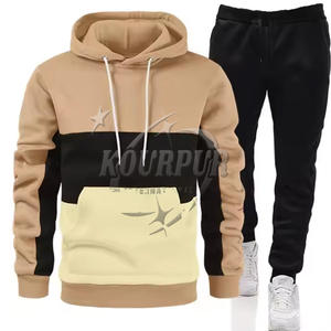 Chándales de Invierno para Hombre de Alta Calidad con Capucha, Sólidos, Ecológicos, Transpirables, de Secado Rápido, 100% Algodón, Personalizables para Actividades Deportivas - Product Image 1