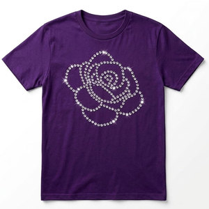 Camisetas ligeras con pedrería para hombre, ajuste cómodo, diseño de moda brillante, perfectas para actividades informales - Product Image 1