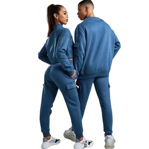 Sudaderas con capucha Ropa de mujer Trajes de sudor Jersey Recortado Chándal 2 piezas Joggers de manga larga Conjunto de pantalones de chándal gruesos - Product Image 2