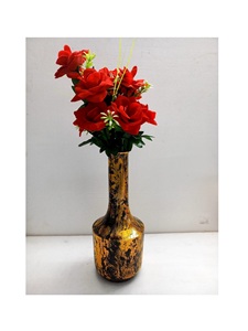 Jarrones de hierro modernos y elegantes con intrincados diseños costeros, patrones únicos para la decoración del hogar y la boda - Product Image 2