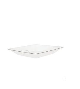 Plateau de service rectangulaire en acrylique, plateau à fruits pour le petit-déjeuner, plateau en acrylique de forme ronde, produit artisanal, vente chaude - Product Image 1