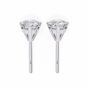 Boucles d'oreilles magnifiques en or 18 carats avec diamant de laboratoire, boucles d'oreilles de qualité supérieure - Product Image 3
