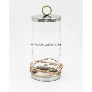 Embossed Designer Antique Copper Canisters Home and Kitchen <b>Tin</b> Pots Different Sizes Round Luxury Containers Set of 4 Kitchen - Product Image 2