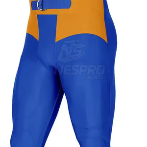 Shorts de football américain OEM légers et durables avec logo frontal, tissu respirant, grandes tailles, coutures renforcées - Product Image 5
