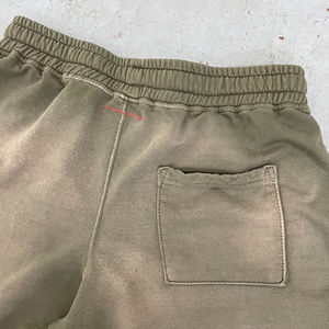 Shorts de jogging pour hommes en toile de polyester/coton, lavés à l'acide, lourds, pour la salle de sport, la course à pied, avec des caractéristiques de séchage rapide et respirantes - Product Image 6