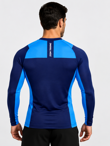 T-shirt de compression ajusté pour homme – Haut de performance flexible et ajusté pour le fitness et l'entraînement actif - Product Image 2