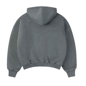 Sweat-shirt à capuche en coton classique et élégant pour homme, confortable pour tous les jours, coupe ample, logo personnalisable pour l'hiver 2026 - Product Image 4