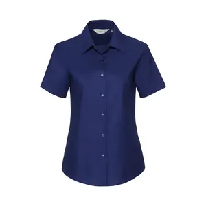 Chemise Oxford à manches courtes pour femmes, polo promotionnel personnalisé, facile d'entretien, merchandising personnalisé - Product Image 5
