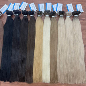 Extensión de cabello de trama de color Color vietnamita recto color claro gran cantidad en stock ahora súper doble dibujado alta calidad - Product Image 4