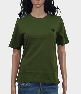 T-shirt 2025 coton pour femmes décontracté à porter au quotidien coupe confortable impression de logo personnalisé offre bon marché en gros - Product Image 6