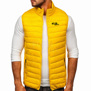 2024 Winter Men Fashion Puffer <b>Gilet</b> <b>Lightweight</b> Quilted Vest Perfect for Daily Use and Cold Weather - Product Image 1