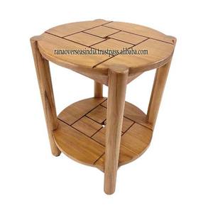 Vente à chaud Table d'appoint en bois de luxe Table centrale ronde Utilisation pour l'intérieur et l'extérieur Forme et taille personnalisées à prix compétitif - Product Image 5