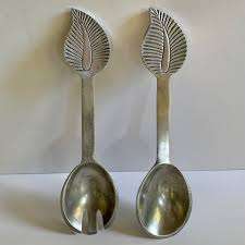 New Arrival Decorative Brass Salad Server Handmade Custom Salad Spoon Cutlery Unique <b>Home</b> Kitchen and Restaurant Use <b>for</b> <b>Sale</b> - Product Image 4