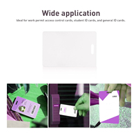 Carte-clé de chambre d'hôtel personnalisée OEM en PVC avec bande magnétique RFID pour système de contrôle d'accès électronique et serrure de porte sécurisée