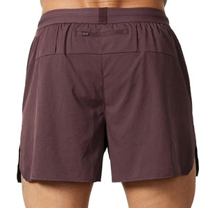 Bermuda écologique pour hommes sur mesure respirant été Fitness Jogging décontracté séchage rapide coton biologique solide teint uni - Product Image 2