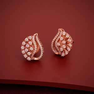 Boucles d'oreilles tendance vintage en zircon, motifs goutte d'eau, boule et fleur, en alliage de zinc, laiton, cuivre, perles et diamants pour les fêtes - 182466 - Product Image 6
