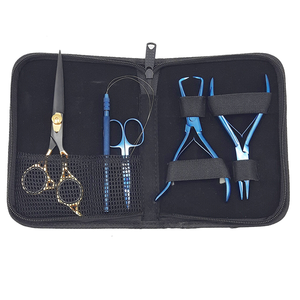 High Nylon Human Hair <b>Extension</b> Tool Kit Premium All-In-One <b>Beading</b> Plier Set Stainless Steel Complete Hair <b>Extension</b> Toolkit - Product Image 3