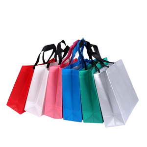 Bolsas de Compras Personalizadas al por Mayor con Logotipo, Laminación Metálica Plateada y Dorada, Bolsas de Tela No Tejida con Asa, Proveedor OEM Promocional - Product Image 2