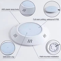 2023 Offre Spéciale Ip68 bonne qualité télécommande intelligente 12V Rgb piscine led lumière Led S.S. et coque en plastique