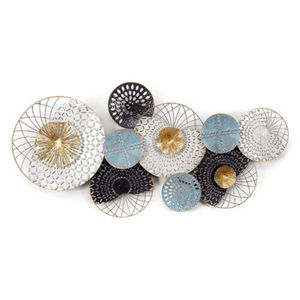 Sculpture murale en métal en forme de feuille de ginkgo dorée faite à la main pour le salon, la chambre à coucher, le bureau, la décoration de la maison, la chambre à coucher à prix abordable - Product Image 3